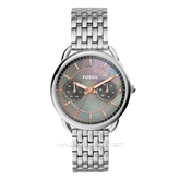 FOSSIL TAILOR ES3911 Silver Dial Black MOP Stainless Steel