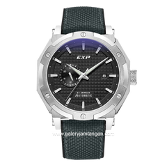 Expedition E 6385 B Grey Silver Dial Black Nylon Strap