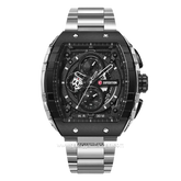 Expedition E 6782 MC Chronograph Silver Dial Black Stainless Steel