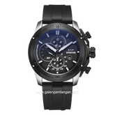 EXPEDITION E 6810 MC Black Crown Silver Rubber Strap