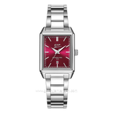 EXPEDITION E 6866 LDBSSDR Ladies Silver Dial Red Stainless Steel Strap
