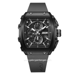 EXPEDITION E 6846 MC Black Chronograph Rubber Strap
