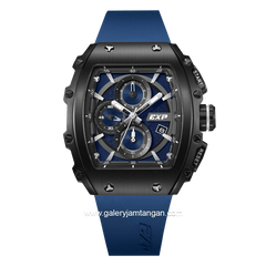 EXPEDITION E 6846 MC Navy Black Chronograph Rubber Strap