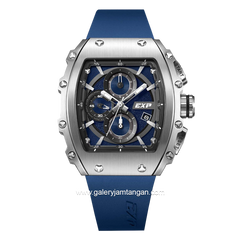 EXPEDITION E 6846 MC Blue Silver Chronograph Rubber Strap