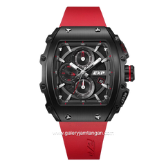 EXPEDITION E 6846 MC Red Black Chronograph Rubber Strap