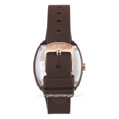 EXPEDITION E 6782 B Brown Crown Rosegold Rubber Strap