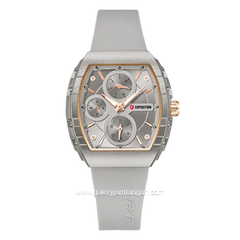 EXPEDITION E 6782 B Grey Crown Rosegold Rubber Strap