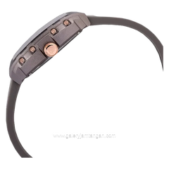 EXPEDITION E 6782 B Grey Crown Rosegold Rubber Strap