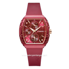 EXPEDITION E 6782 B Red Crown Rosegold Rubber Strap