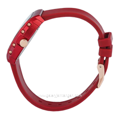 EXPEDITION E 6782 B Red Crown Rosegold Rubber Strap