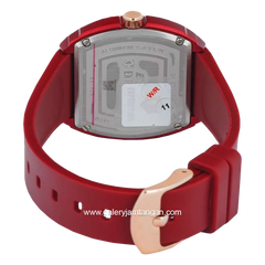 EXPEDITION E 6782 B Red Crown Rosegold Rubber Strap