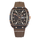 EXPEDITION E 6814 M Men Watches Brown Rubber Strap