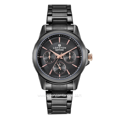 LOFOTEN F-2311LF Black Multifunction Stainless Steel Strap