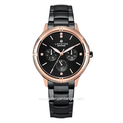 LOFOTEN F-2316L Multifunction Black Rosegold Stainless Steel