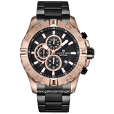 LOFOTEN F-6512MC Chronograph Black Rosegold Stainless Steel