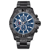 LOFOTEN F-6512MC Chronograph Black Dial Blue Stainless Steel