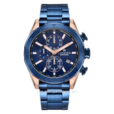 LOFOTEN F-6517MC Blue Rosegold Stainless Steel