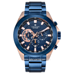 LOFOTEN F-6520MC Blue Rosegold Stainless Steel