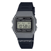 Casio General Youth F-91WM-1BDF Black Silver Resin Strap