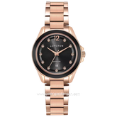 LOFOTEN F-2324L Rosegold Dial Black Stainless Steel