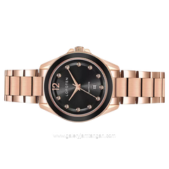 LOFOTEN F-2324L Rosegold Dial Black Stainless Steel