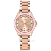 LOFOTEN F-2324L Rosegold Ring Pink Stainless Steel
