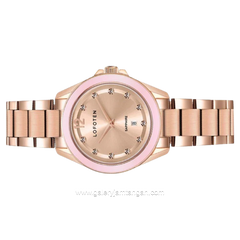 LOFOTEN F-2324L Rosegold Ring Pink Stainless Steel
