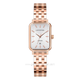 LOFOTEN F-2332L RG-1 Rosegold Dial White Stainless Steel Strap