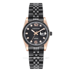 LOFOTEN F-8105L Black Rosegold Stainless Steel