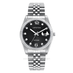 LOFOTEN F-8105M Silver Dial Black Stainless Steel