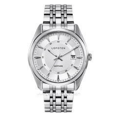 LOFOTEN F-8108M Silver Dial White Stainless Steel