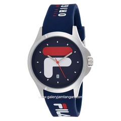 FILA 38-181-002 Blue Silver Dial Blue Rubber Strap