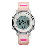 FILA 38-218-003 Digital Pink Silver Silicone Strap
