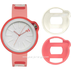 FILA 38-315-008WHLP Pink Dial White Rubber Strap