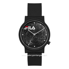 FILA 38-320-001 Black Dial Black Silicone Strap