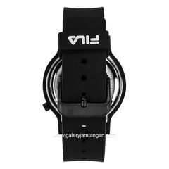 FILA 38-320-001 Black Dial Black Silicone Strap
