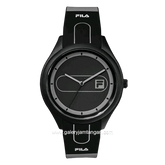 FILA 38-321-002 Black Grey Silicone Strap