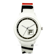 FILA 38-321-101 White Dial White Silicone Strap
