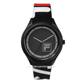 FILA 38-321-102 Full Black Silicone Strap