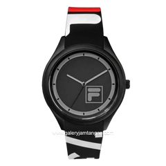 FILA 38-321-102 Full Black Silicone Strap