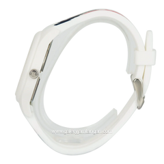 FILA 38-321-301 White Dial White Silicone Strap