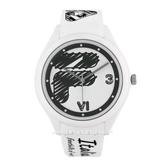 FILA 38-321-303 White Dial White Silicone Strap