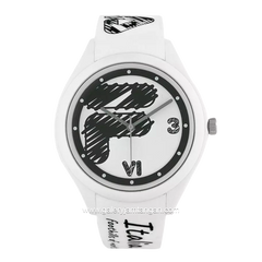 FILA 38-321-303 White Dial White Silicone Strap