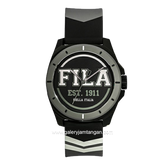 FILA 38-331-005 Black Dial Black Silicone Strap