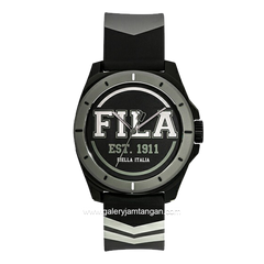 FILA 38-331-005 Black Dial Black Silicone Strap