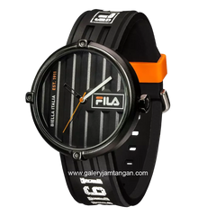 FILA 38-338-105 Black Dial Black Rubber Strap