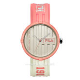 FILA 38-338-106 White Dial White Rubber Strap