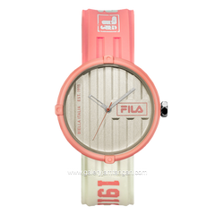 FILA 38-338-106 White Dial White Rubber Strap