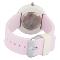 FILA 38-344-003 Pink Dial Pink Rubber Strap
