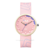 FILA 38-344-003 Pink Dial Pink Rubber Strap
